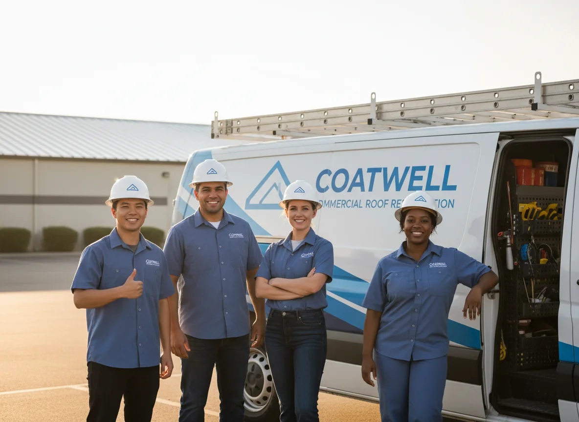 Commercial roof coating company in Andover, OH
